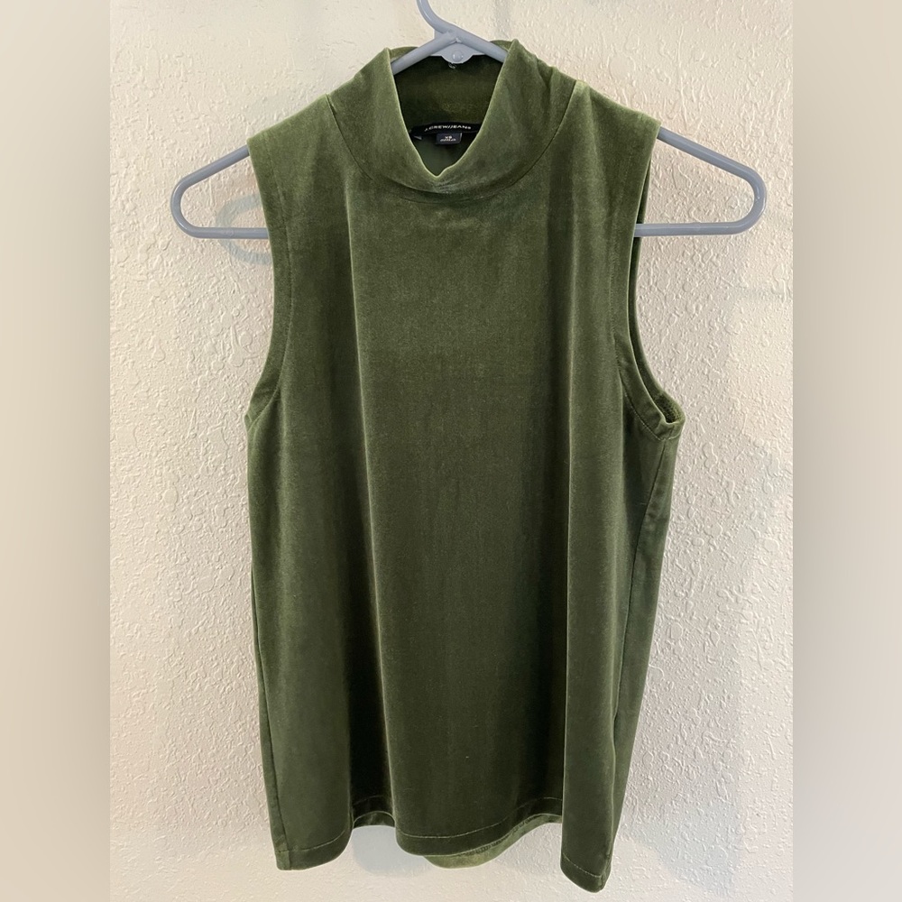 Velour Mockneck Tank by J. Crew
